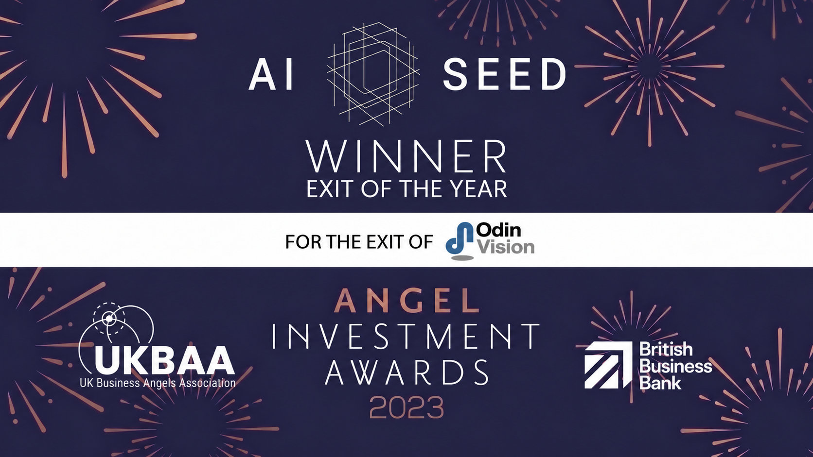 AI Seed Wins 2023 UKBAA “Exit of the Year” Award for Odin Vision